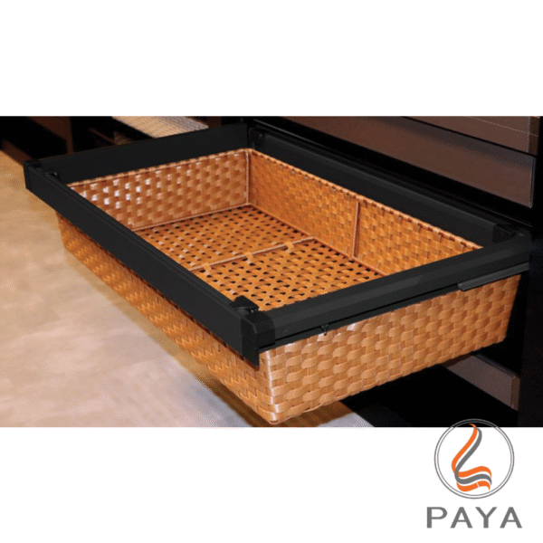 سبد حصیری ریلی داخل کمد فانتونی کد J517 - Image 2