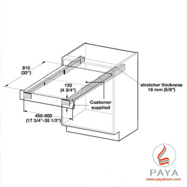 میز کار دوتیکه کشویی  TopFlex کِسِه بوهمر - Image 3