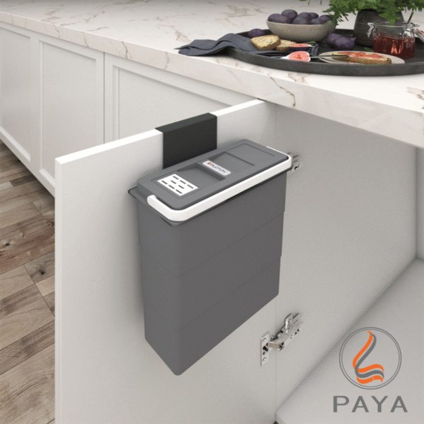 سطل زباله درب آویز  پلاتین کد 3691