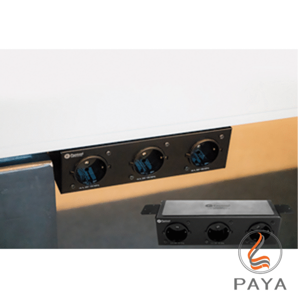 پریز برق سه سوکت زیر میز اداری و زیر کابینت فانتونی کد N367