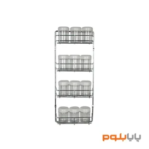 جا ادویه 12 قوطی(شیشه‌ای) فراسازان 1315