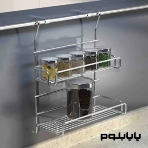 جا ادویه دو طبقه آویز پلاتین کد 2301