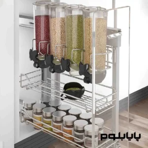 جا حبوبات شیردار با ریل پهلو پلاتین کد 3741