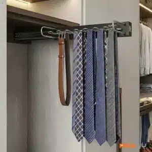 تصویر جا کراواتی ریلی داخل کمد پلاتین کد 9281