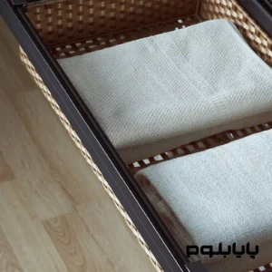 خرید سبد حصیری ریلی داخل کمد لباس یونی هوپر کد 4119