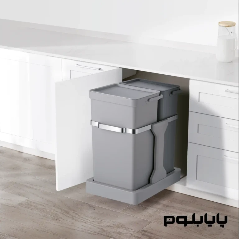 سطل 2 قلو زیر سینک ریلی ملونی کد 9176