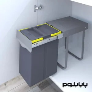 سطل زباله تک مخزنه پلاتین کد 3611