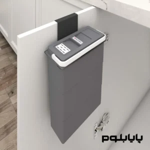 سطل زباله درب آویز پلاتین کد 3691