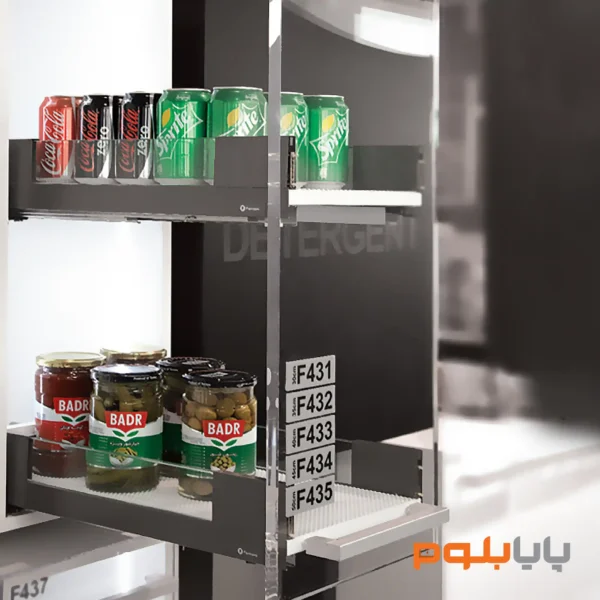 سوپر جابطری 2 طبقه کوتاه اسلیم گلس فانتونی کد F431