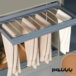 قیمت جای شلوار چرمی ریلی داخل کمد لباس یونی هوپر ws4161.tbu