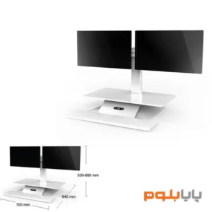 هولدر دو مانیتور لیفت آپ برقی رومیزی فانتونی T402