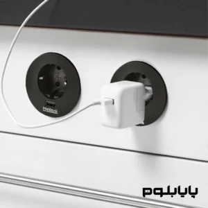 پریز توکار گرد سیمپل ملونی کد 10034